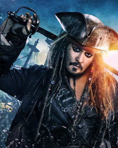 Depp, Johnny [Pirates of the Caribbean: Dead Men Tell No Tales] Photo