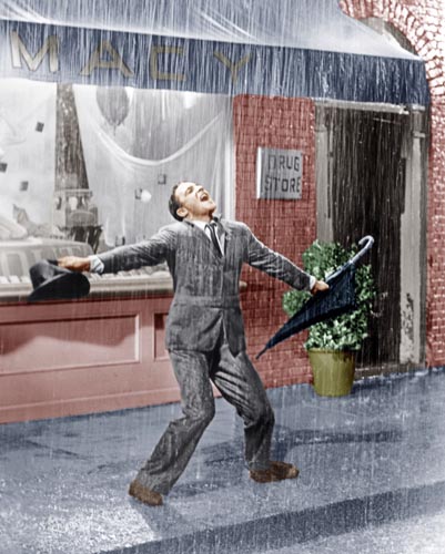 Kelly Gene Singing In The Rain Photo
